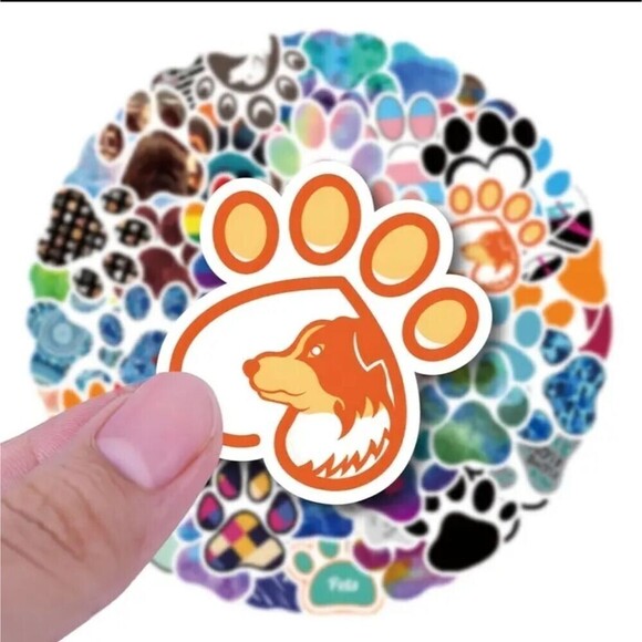 PAW print sticker bundle animal decals - Picture 7 of 8